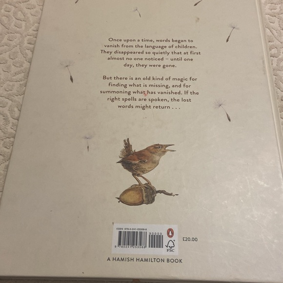 The lost words a Spell Book Macfarlane & Jackie Morris book - Picture 5 of 5